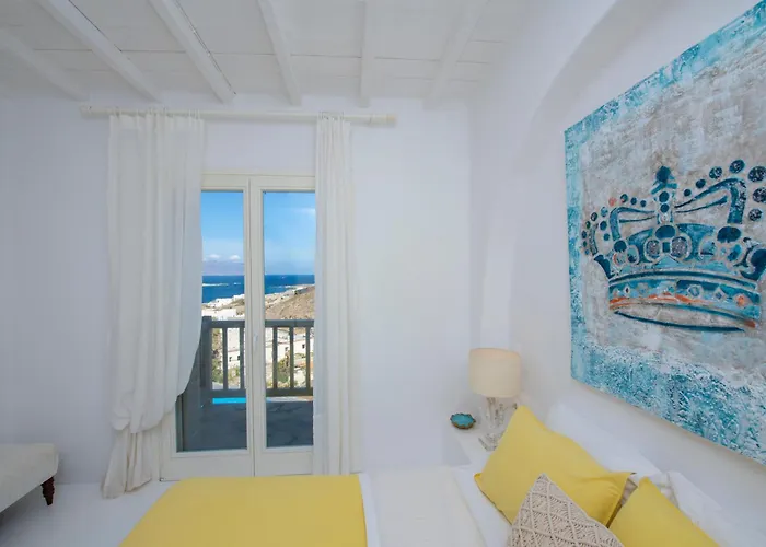 The Aegean 6 Bedroom Nearby The In Kanalia Area - By Hospirit شقة Mykonos Town