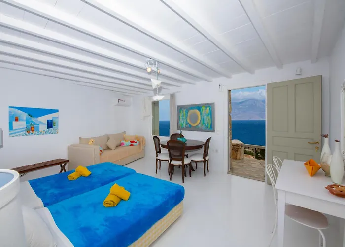 The Aegean 6 Bedroom Nearby The In Kanalia Area - By Hospirit شقة Mykonos Town
